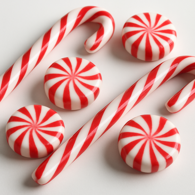 Candy Cane Snow Cone Syrup, Natural