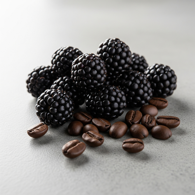 Organic Blackberry Flavored Coffee Beans