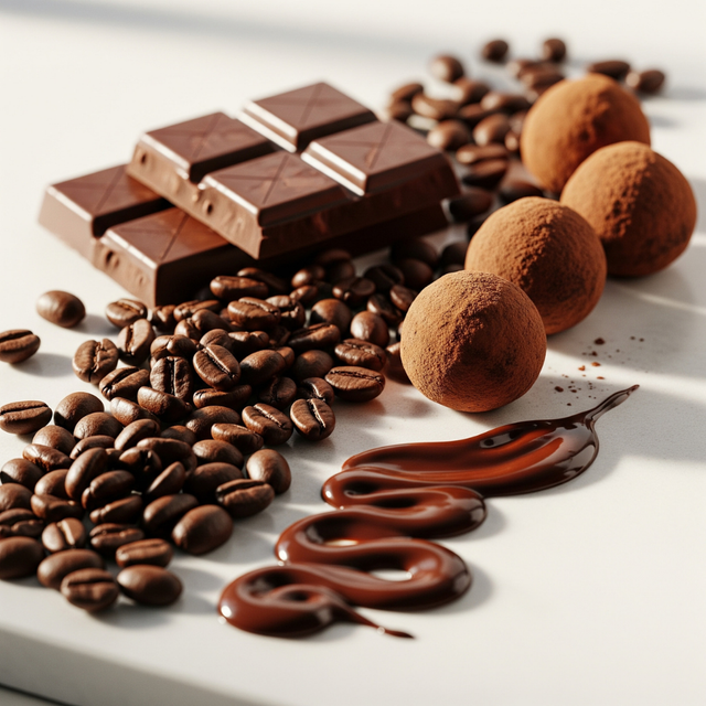 Organic Chocolate Almond Flavored Coffee Beans