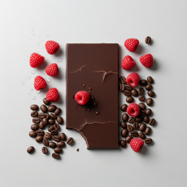 Chocolate Raspberry Flavored Coffee Beans