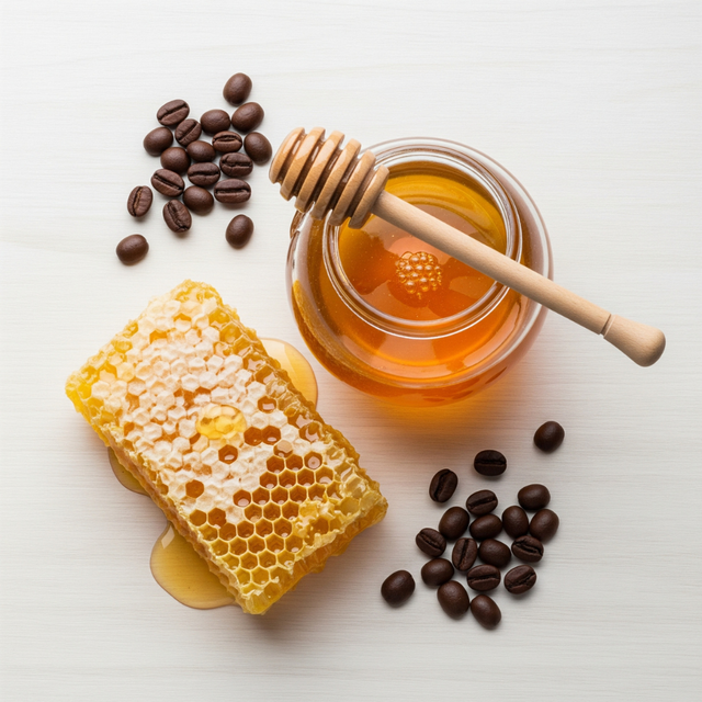 Honey Flavored Coffee Beans