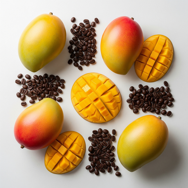 Mango Flavored Coffee Beans