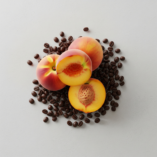 Peach Flavored Coffee Beans