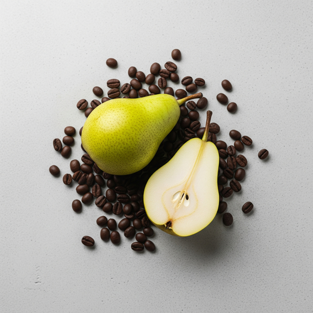 Organic Pear Flavored Coffee Beans