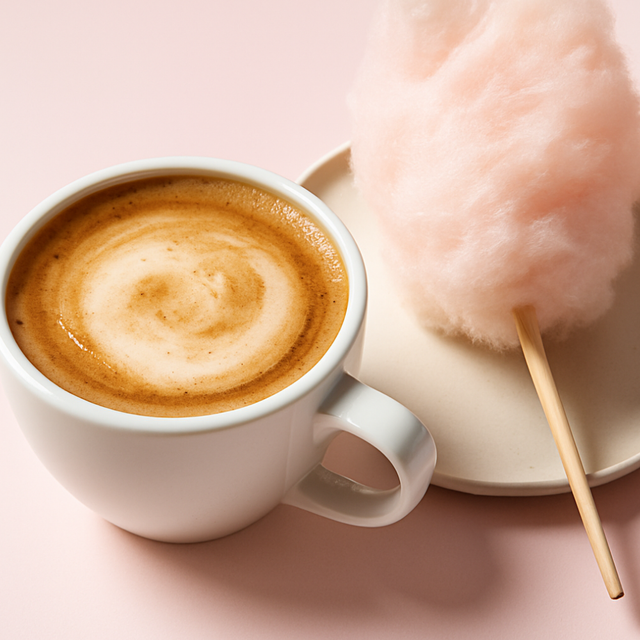 Organic Cappuccino Cotton Candy Floss Sugar