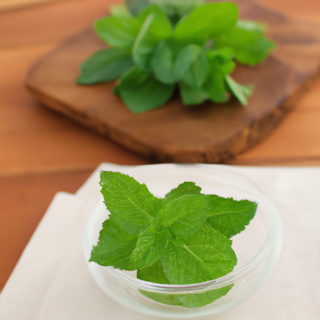 Blue Mint Syrup, Organic