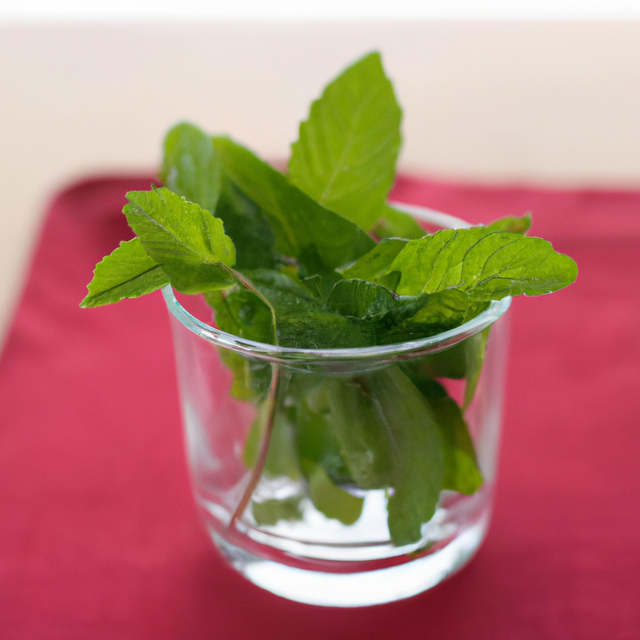 Organic Spearmint Coffee and Tea Flavor Without Diacetyl