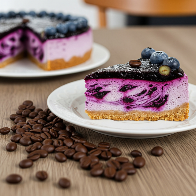 Organic Decaf Blueberry Cheesecake Flavored Coffee Beans