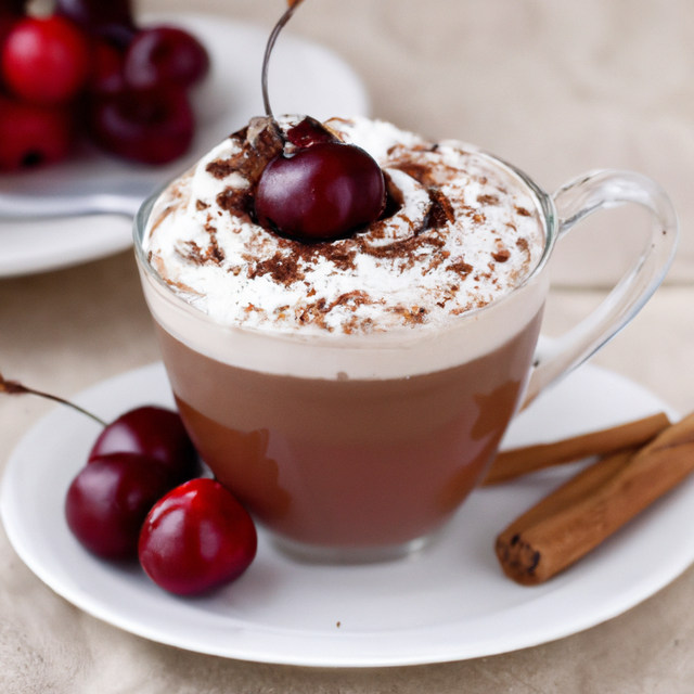 Organic Cherry Hot Chocolate Mix (Non Dairy)