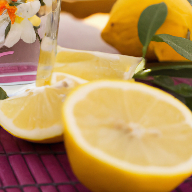 Organic Lemon Sugar Fragrance Emulsion with Floral Notes (Water Soluble)