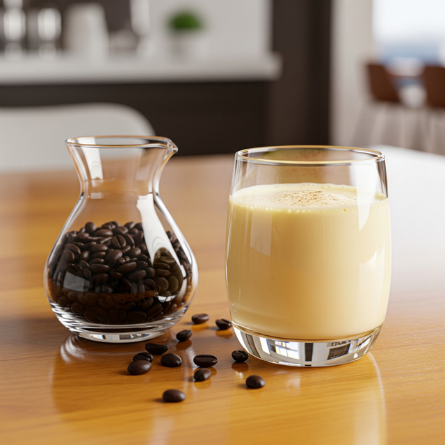 Organic Decaf Eggnog Flavored Coffee Beans