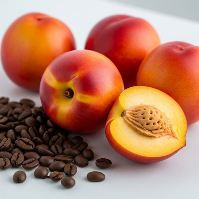 Organic Decaf Nectarine Flavored Coffee Beans