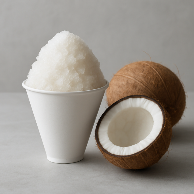 Coconut Snow Cone Syrup, Natural (Sugar Free)