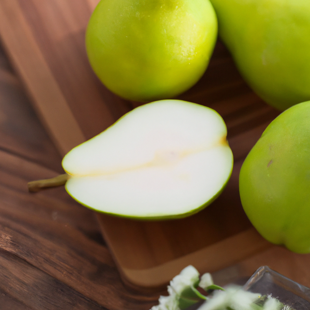 Pear Coffee and Tea Flavoring Without Diacetyl