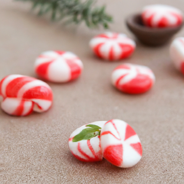 Candy Cane Cotton Candy Floss Sugar (Without Color), Organic