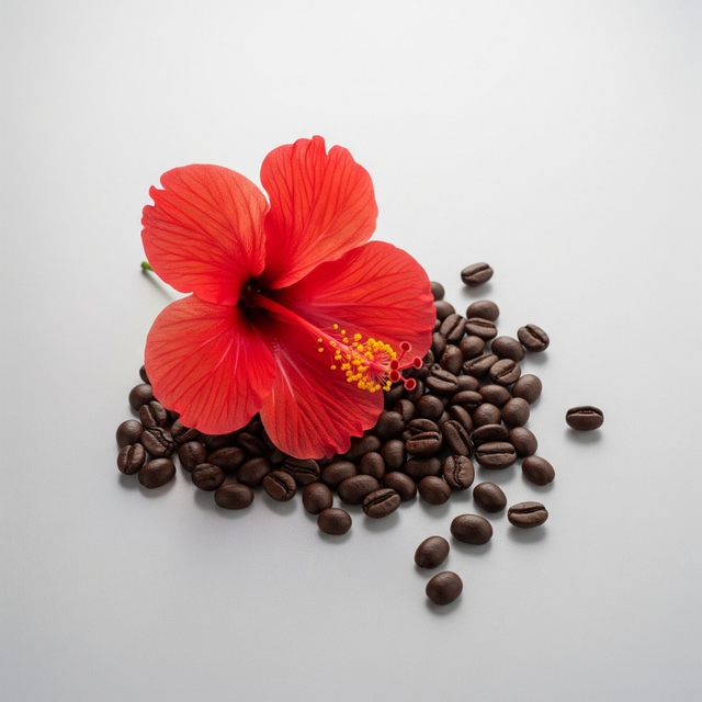 Organic Hibiscus Flavored Coffee Beans
