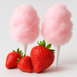 Organic Strawberry Cream Cotton Candy Floss Sugar