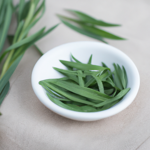 Tarragon Leaf Cotton Candy (Ready to Eat)