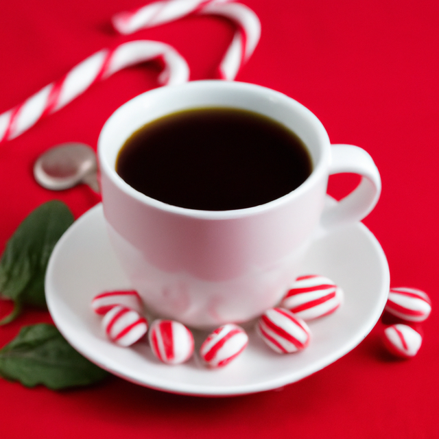 Candy Cane Coffee Syrup, Natural