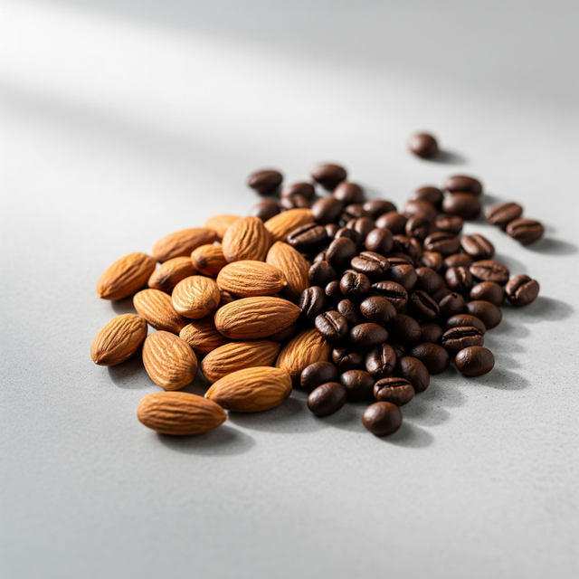 Organic Almond Flavored Coffee Beans