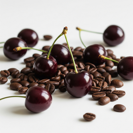 Black Cherry Flavored Coffee Beans