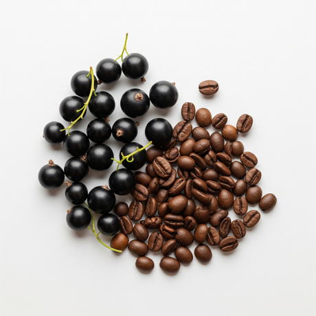 Black Currant Flavored Coffee Beans