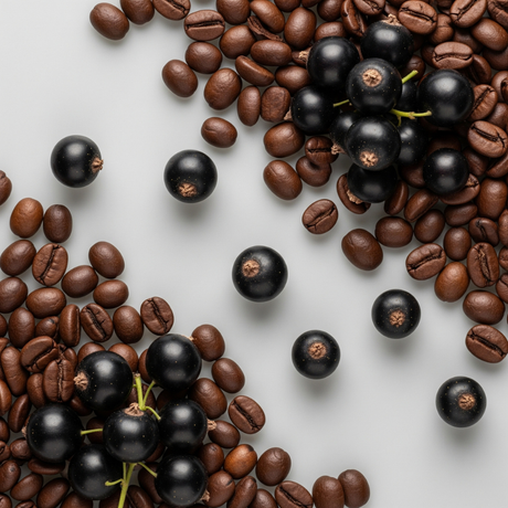 Organic Black Currant Flavored Coffee Beans