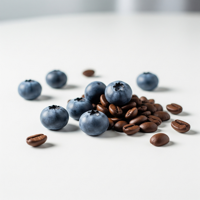 Organic Blueberry Flavored Coffee Beans