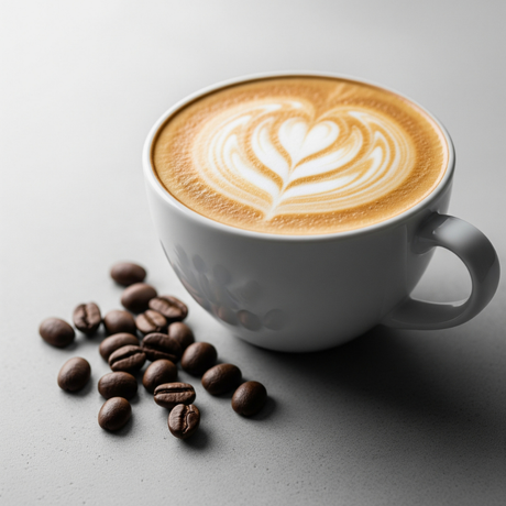 Organic Cappuccino Flavored Coffee Beans