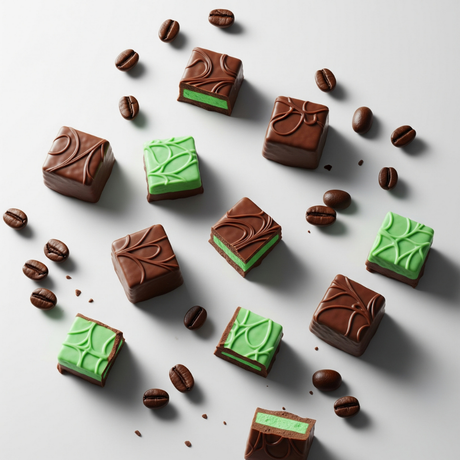 Chocolate Mint Flavored Coffee Beans