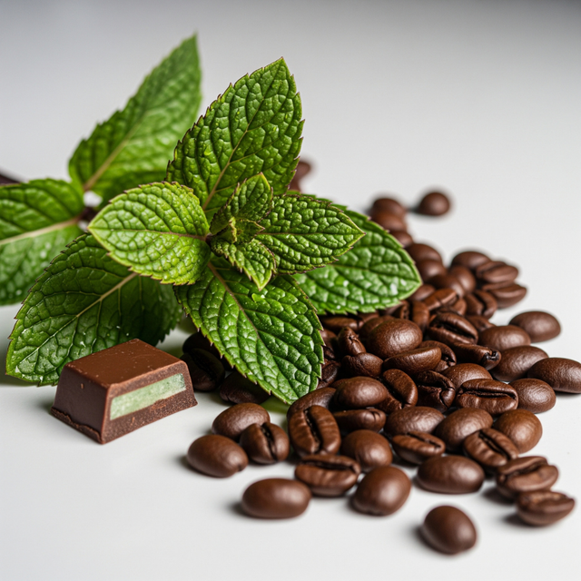 Organic Chocolate Mint Flavored Coffee Beans