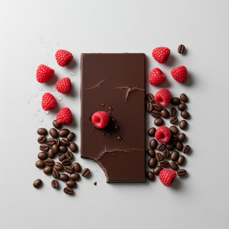 Chocolate Raspberry Flavored Coffee Beans