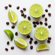Lime Flavored Coffee Beans