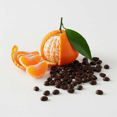 Mandarin Orange Flavored Coffee Beans