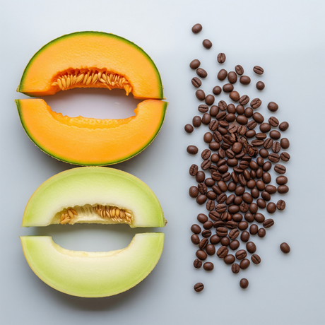 Melon Flavored Coffee Beans