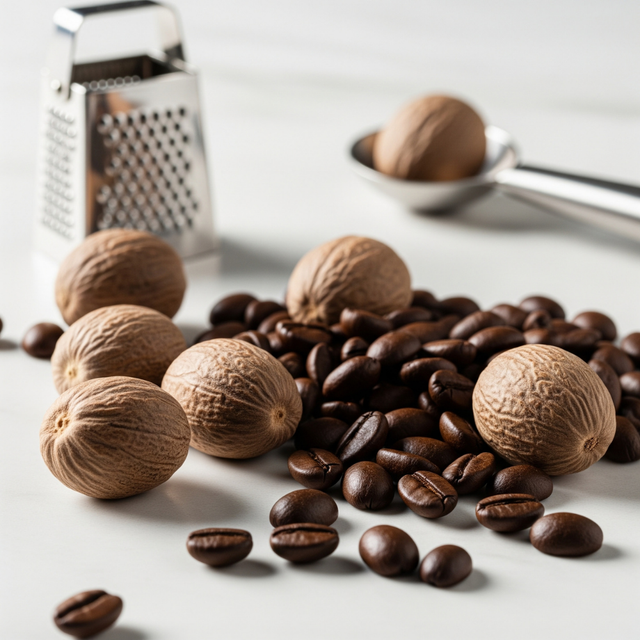 Organic Nutmeg Flavored Coffee Beans