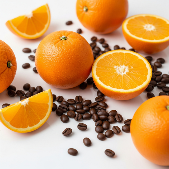 Organic Orange Flavored Coffee Beans