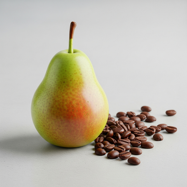 Pear Flavored Coffee Beans
