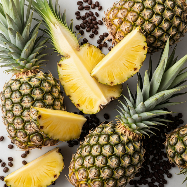 Organic Pineapple Flavored Coffee Beans
