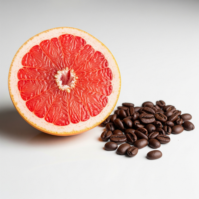Organic Pink Grapefruit Flavored Coffee Beans