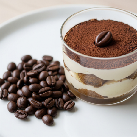 Organic Tiramisu Flavored Coffee Beans