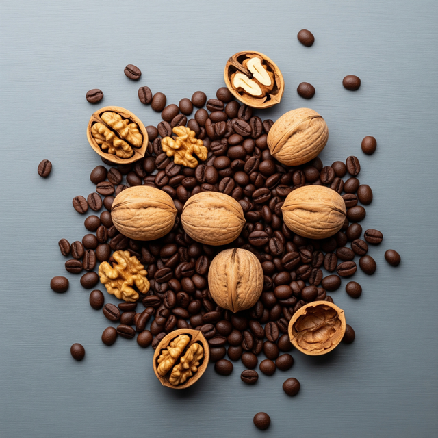Walnut Flavored Coffee Beans