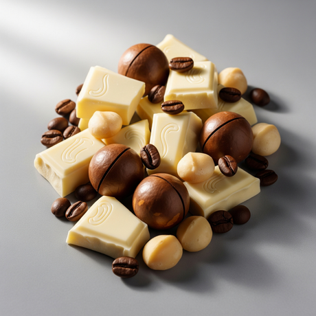 White Chocolate Macadamia Nut Flavored Coffee Beans