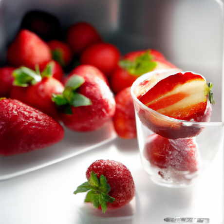 Organic Instant Strawberry Sorbet Powder