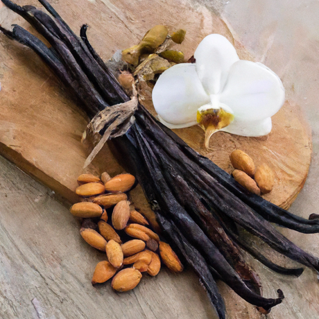 Organic Almond Vanilla Flavor Extract Without Diacetyl