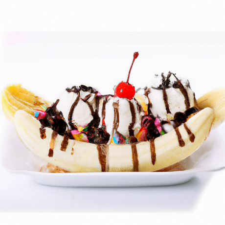 Banana Split Cotton Candy Floss Sugar