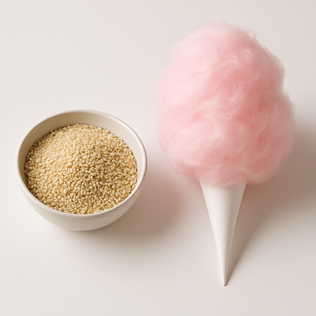 Organic Sesame Cotton Candy Floss Sugar