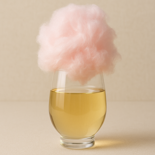 White Wine Cotton Candy Floss Sugar