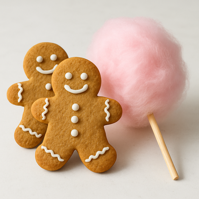 Gingerbread Cotton Candy Floss Sugar