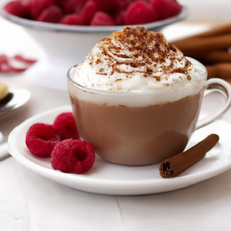 Organic Raspberry Hot Chocolate Mix (Non Dairy)